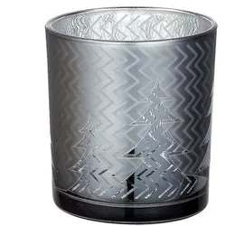 Windlicht Sternstunden grau 8cm