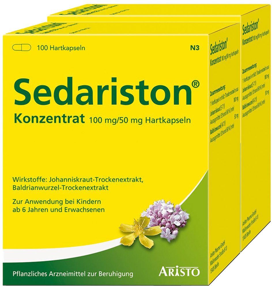 Sedariston® Konzentrat Sparset 2x100 St Hartkapseln