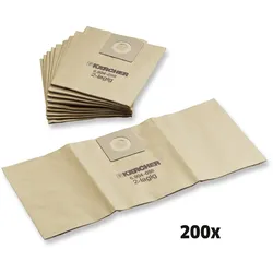 Kärcher Papierfiltertüten, 200 Stück, T 12/1
