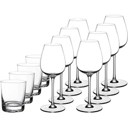 GLÄSER-SET Purismo Wine transparent 12-tlg.