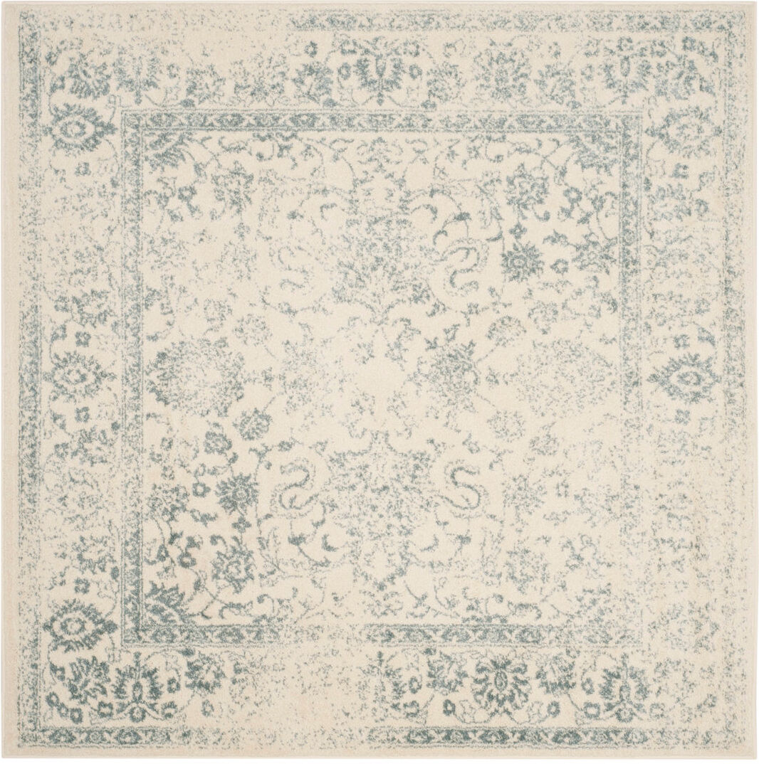 Latitude Vive Stromsburg Area Rug Blue/Ivory Square 182 cm