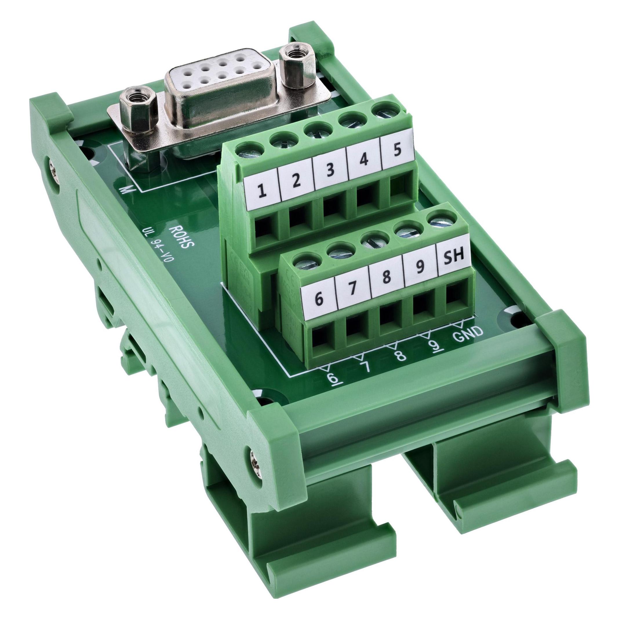 InLine D-Sub 9 Terminalblock (92501K)