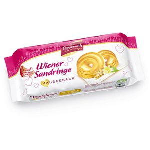 Coppenrath Kekse Hausgebäck Wiener Sandringe, 200 g