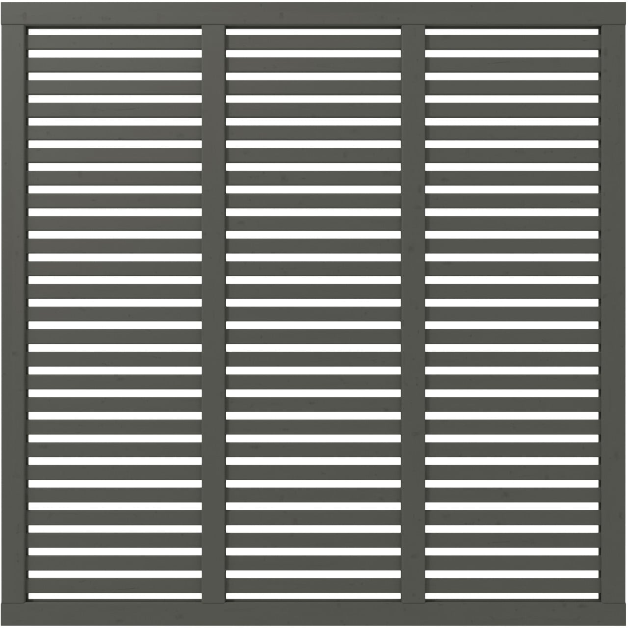 Plus Zaun Harmoni 180 x 180 cm umbragrau fungizidbehandelt