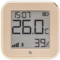 Shelly H&T Gen 3 Mocha, Thermometer + Hygrometer, Weiss, Braun