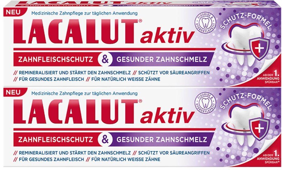 LACALUT aktiv Zahnfleischschutz & gesunder Zahnschmelz