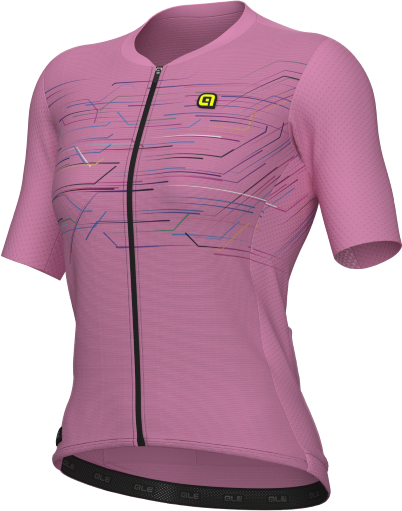 ALE' Maglia ciclismo donna  MEGABYTE PR-E rosa 2024