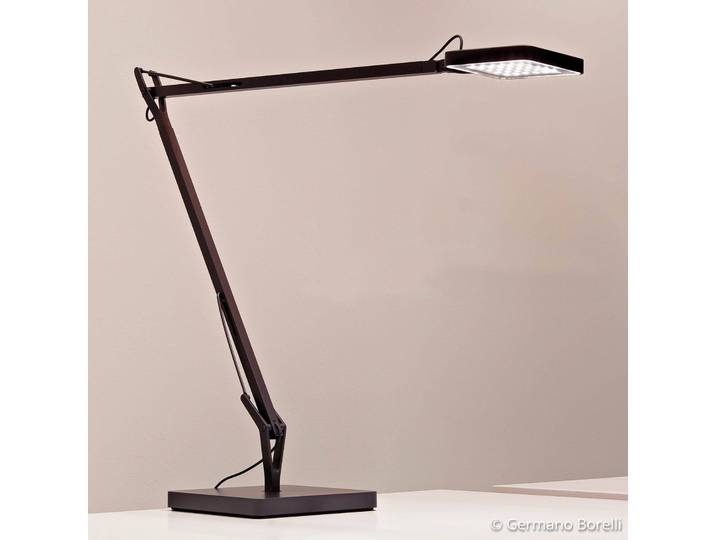 LED-bureaulamp KELVIN, zwart, Werkkamer / Kantoor, Aluminium, Design, LED bureaulamp