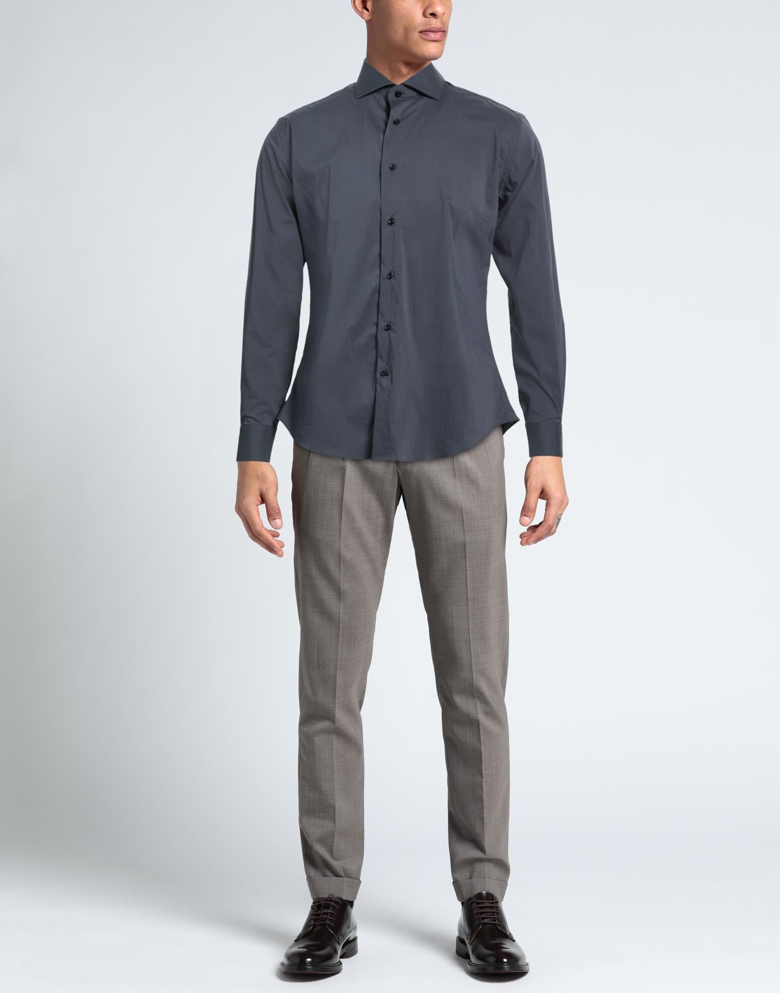 Jacopo C. Camisa Hombre Carbón 40 Hombre
