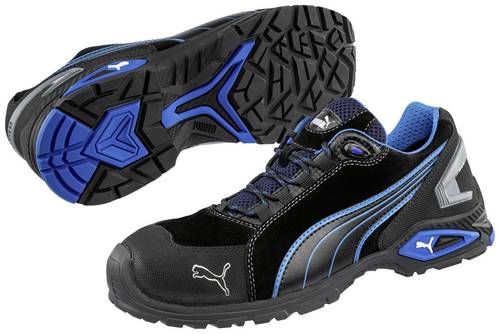 PUMA Rio Black Low 642750-44 Sicherheitsschuh S3 Schuhgröße (EU): 44 Schwarz, Blau 1St.