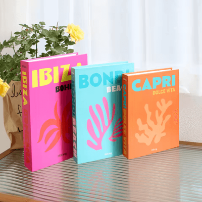 Inspire Picks Luxury Decorative Fake Books Set Stylish Coffee Table Decor Ornaments (3pcs) 16