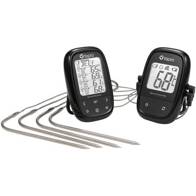Grillthermometer TEPRO, schwarz, B:6,5cm H:10cm T:2,7cm, Kunststoff, Temperaturmessgeräte
