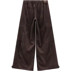 Jeanne Baret, Damen, Outdoorhose, Faroe Wide Leg (38, S), Braun