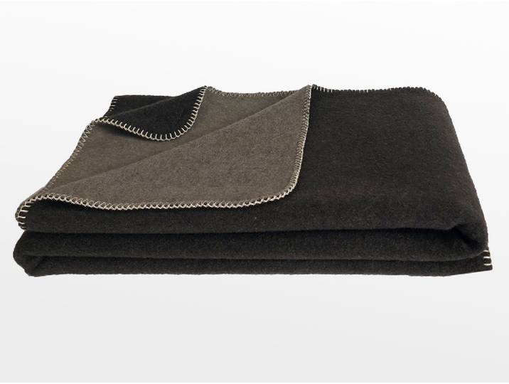 Wolldecke „Anna“ aus Yak- & Lammwolle 150 x 220 cm