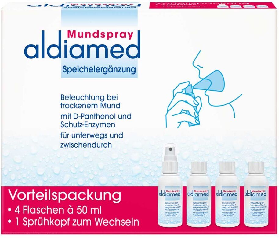 Aldiamed Mundspray zur Speichelergänzung Vorteilspackung