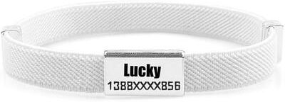 Inspire Essentials Personalized Cat Collar With Custom Name Tag 19 onesize 5 12in