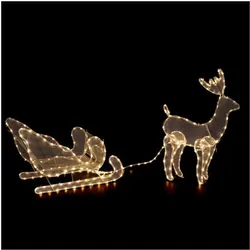Fééric Lights & Christmas, LED Weihnachtsdeko, Fééric Lights and Christmas Renifer świąteczny 240 LED, ozdoba świetlna zewnętrzna