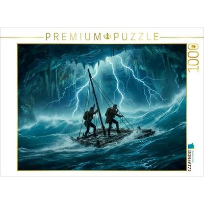 CALVENDO Puzzle Der Sturm in der ewigen Nacht | 1000 Teile Lege-Größe 64x48cm Foto-Puzzle für glückliche Stunden, Game von , Calvendo Puzzle