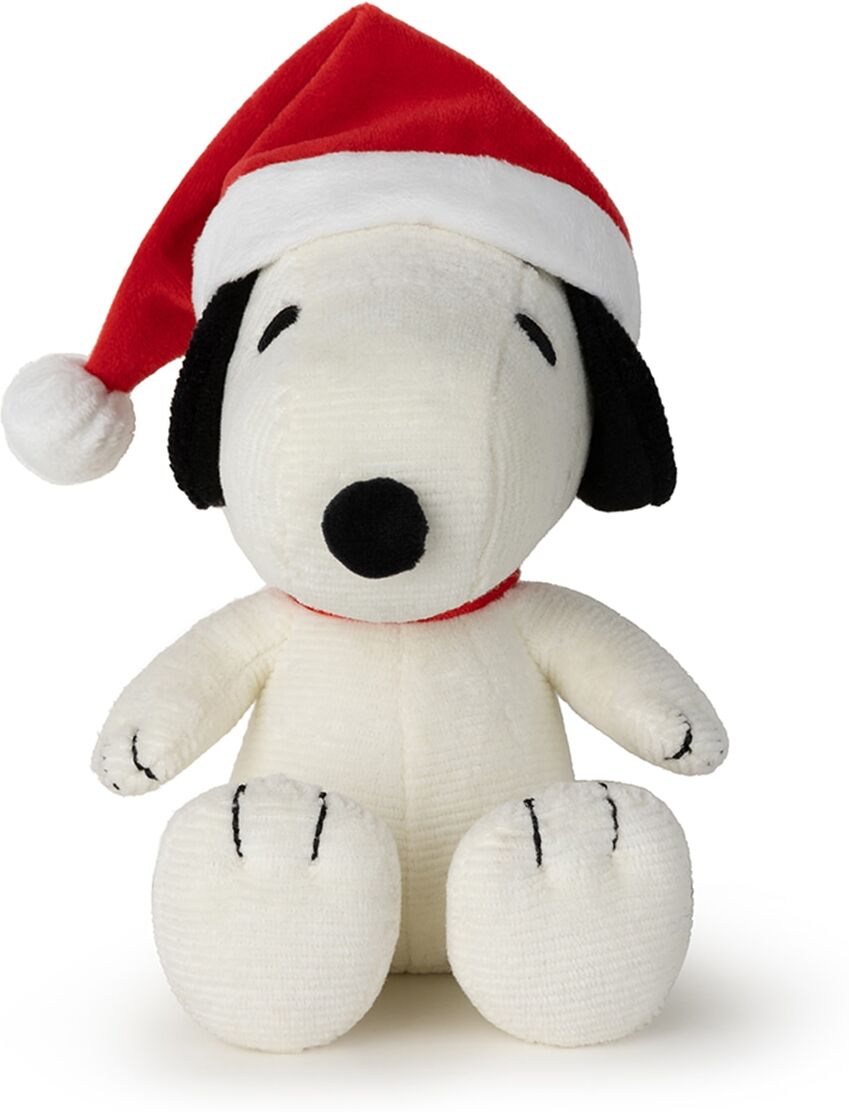 Bon Ton Peluche Snoopy sentado con gorro navideño 17 cm Peanuts Toys.