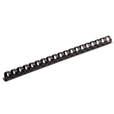 Fellowes Plastik-Binderücken, Format 10 mm, 100 Stück, f. Plastikbindemaschinen, schwarz, 100
