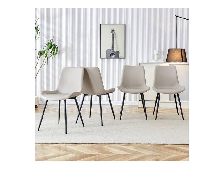 OKWISH Esszimmerstuhl Stühle für den Esstisch – frisch und zeitgemäß (4-teiliger Set Esstischstühle aus Kunstleder– Ergonomisches Design, 1 St)