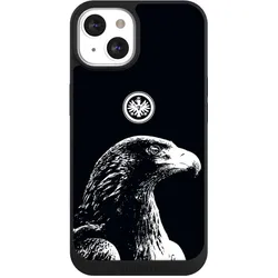 Nivocase Handyhülle für Apple iPhone 13 Hülle NIVOpure Case Schwarz Eintracht Frankfurt Offizielles (Apple iPhone 13), Smartphone Hülle, Schwarz