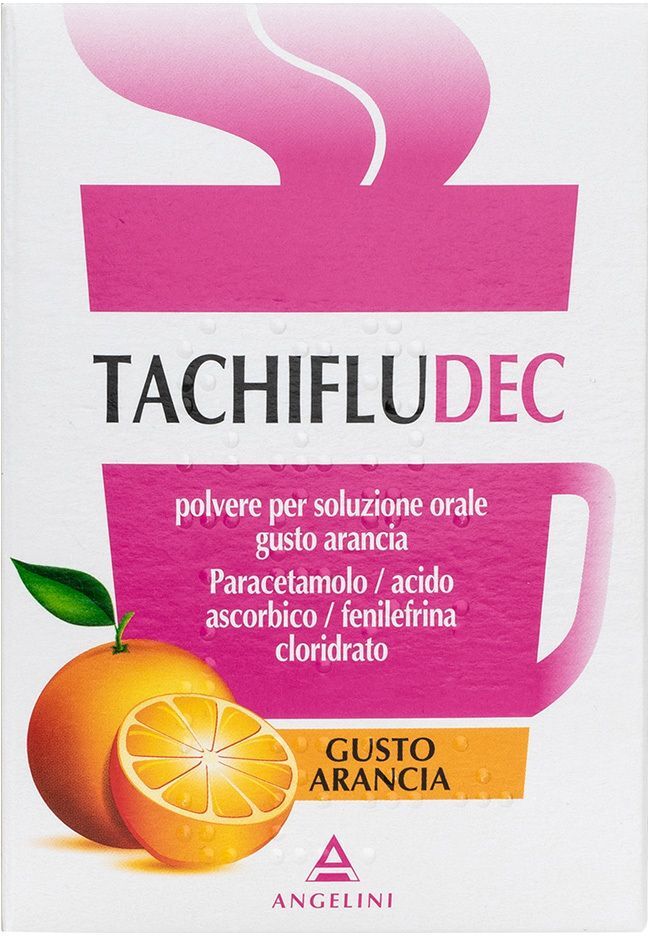 ANGELINI PHARMA ITALIA SpA Angelini, Tachifludec Polvere per Soluzione Orale, 10 Bustine