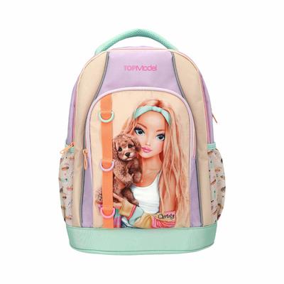 Rucksack DEPESCHE "Schulrucksack SUNNY DOG TOPModel 19 x 30 x 40 cm bunt", Kinder, Gr. B/H/T: 30cm x 40cm x 19cm, bunt, Polyester, Rucksäcke Rucksack