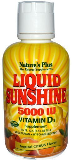 NaturesPlus Liquid Sunshine Vitamin D3 473 Ml.