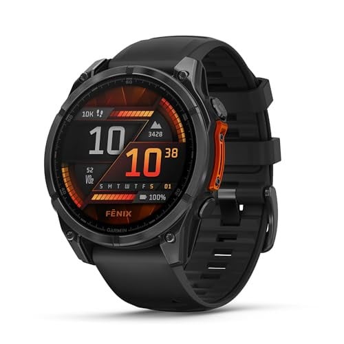 Garmin fēnix 8 47mm AMOLED Multisport Smartwatch Slate Gray/Black