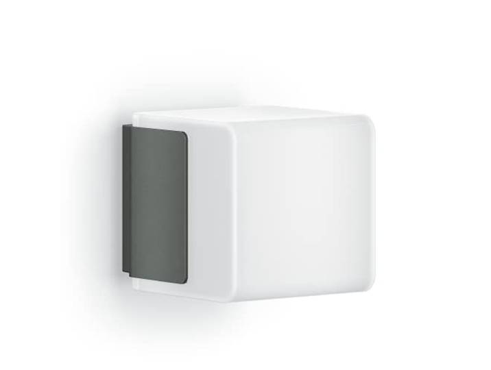 Steinel LED Außenleuchte L 835 C Connect, smarte Außenwandleuchte, App Steuerung, Wandlampe dimmbar, 3000 K, Warmweiß, 9.1 W, Anthrazit
