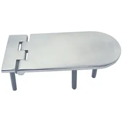 Scharnier mit Gewinde, A4, 134x65mm, M6x45mm