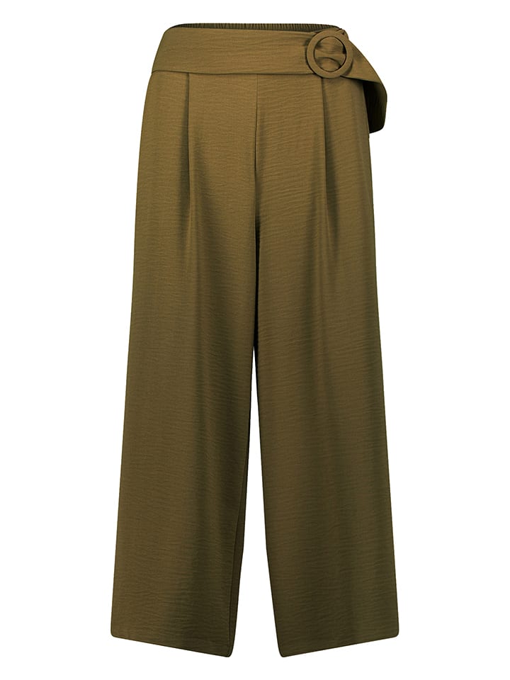 Zero Marlenehose in Oliv - 38