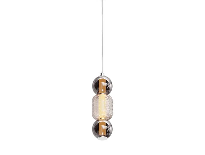 LED Design Pendellampe „Drop“, 1-Flammig - Silber/Rauchglas Silber, Rauchglas, Transparent Maytoni