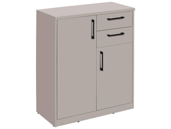 Xora Kommode, Kaschmir, 2 Fächer, 2 Schublade(n) Schubladen, 72x84x36 cm, Typenauswahl, Wohnzimmer, Kommoden & Sideboards, Kommoden