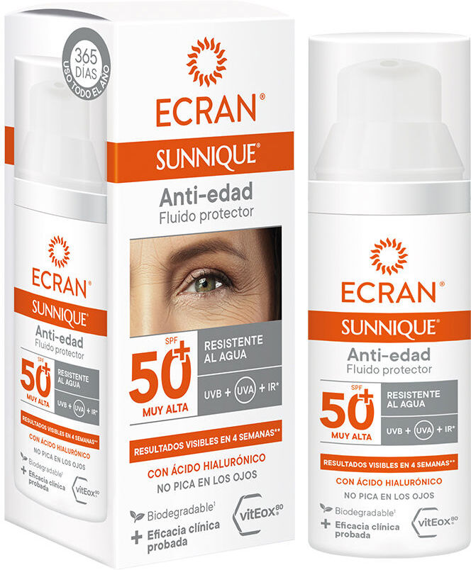 Ecran Sunnique soin visage anti-âge SPF50+ 50 ml