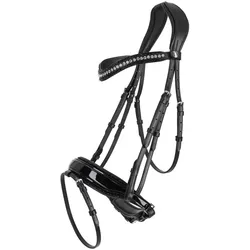QHP Trense Skye anatomisch schwarz mit Glitzer , QHP_19_Gr.: Pony