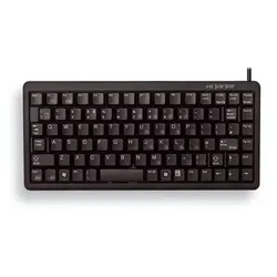CHERRY G84-4100 Kompakte Kabelgebundene Tastatur, USB/PS2 Schwarz (QWERTZ - DE)
