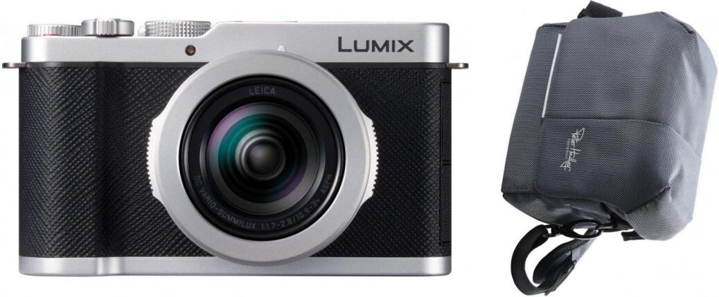 Panasonic Lumix L10 argent + Peter Hadley Étui