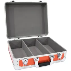 Omnitronic CDCaseALUDigitalBookingabgerund.rot (Universal), Audio Racks + Cases, Rot, Silber