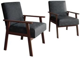 Craft Porch CraftPorch Minimalist 2-Pieces Accent Chairs