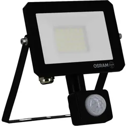 Osram LED Fluter LUX schwarz 3000K warmweißes Licht 20W IP65 mit Sensor