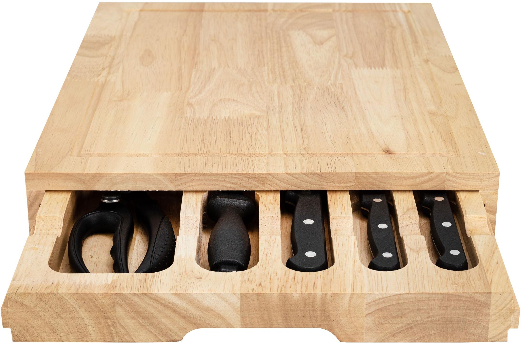 Messer-Set NOUVEL "Grill-Messerset", bunt, Holz, Stahl, Kochmesser-Sets, Messer-Set, Holzart: Gummibaum bunt Einheitsgröße