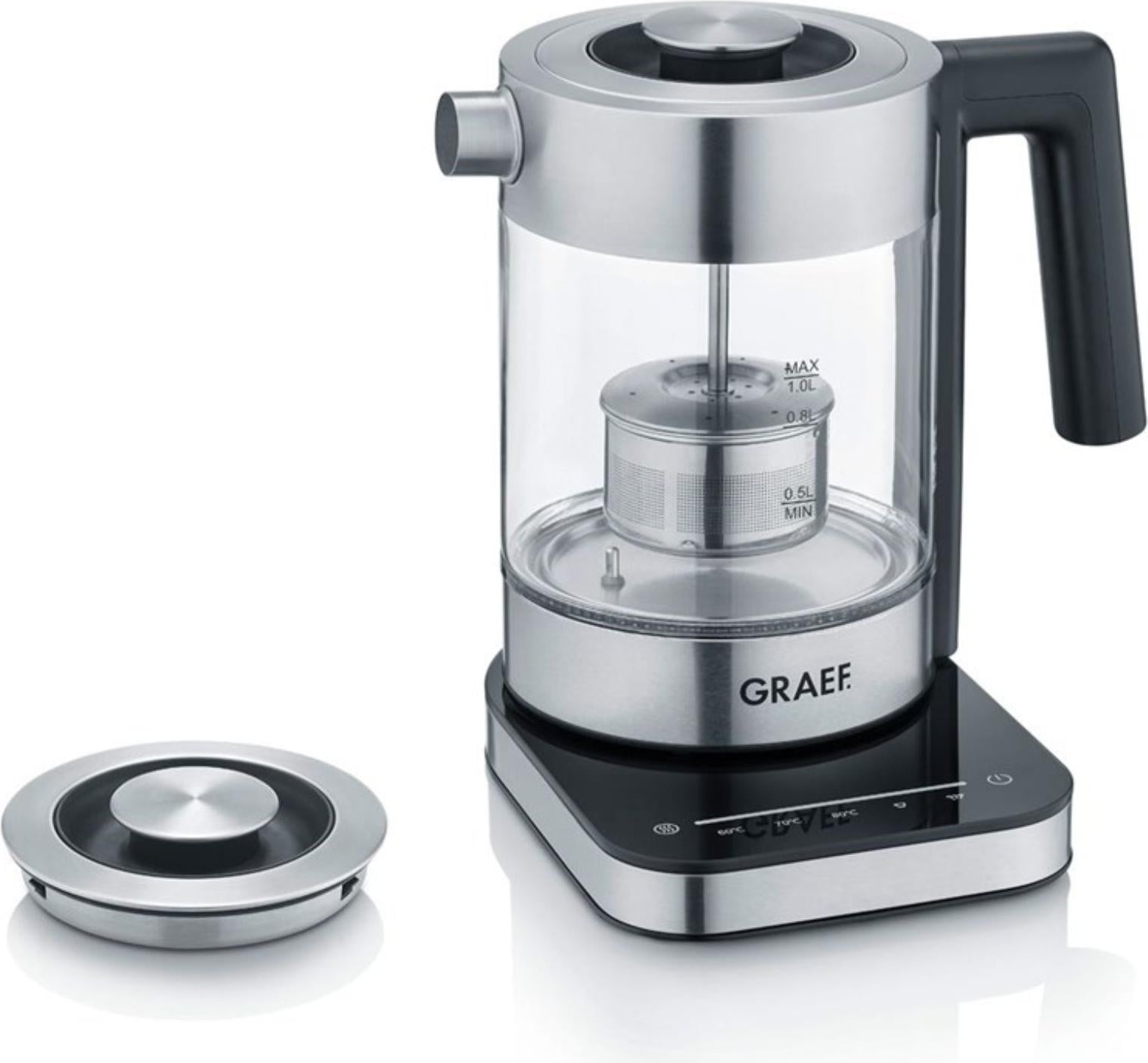 GRAEF waterkoker glas WK 350 EU met theefilter
