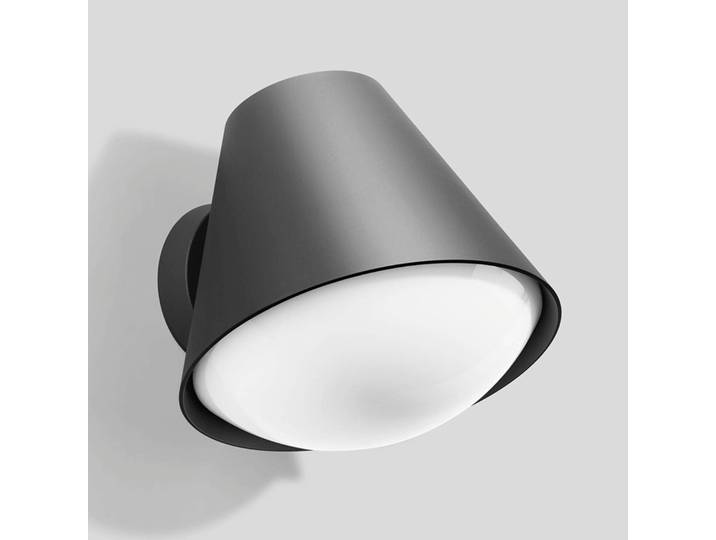 BEGA Außenwandleuchte 31039K3, schwarz, Aluminium, Modern