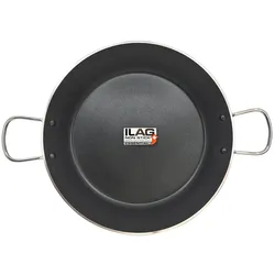 Briebe Zafrán Paella-Pfanne Induction, 30cm, 4 Portionen, Antihaftbeschichtung PFOA Frei, Schwarz