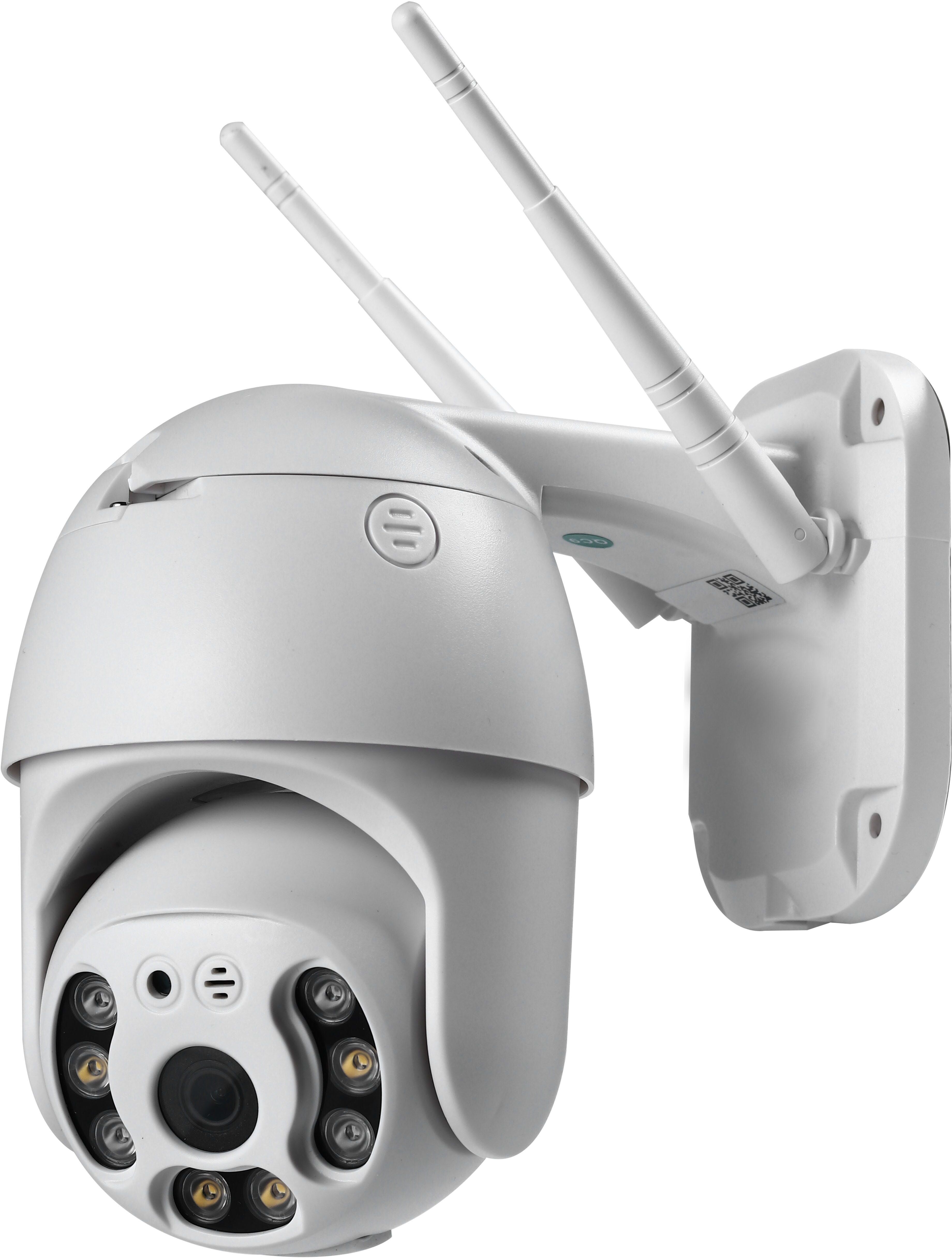 Proxe TELECAMERA  PTZ WiFi 4 Mpx CON ALLARME E SIRENA PORTATA 15 m IP65