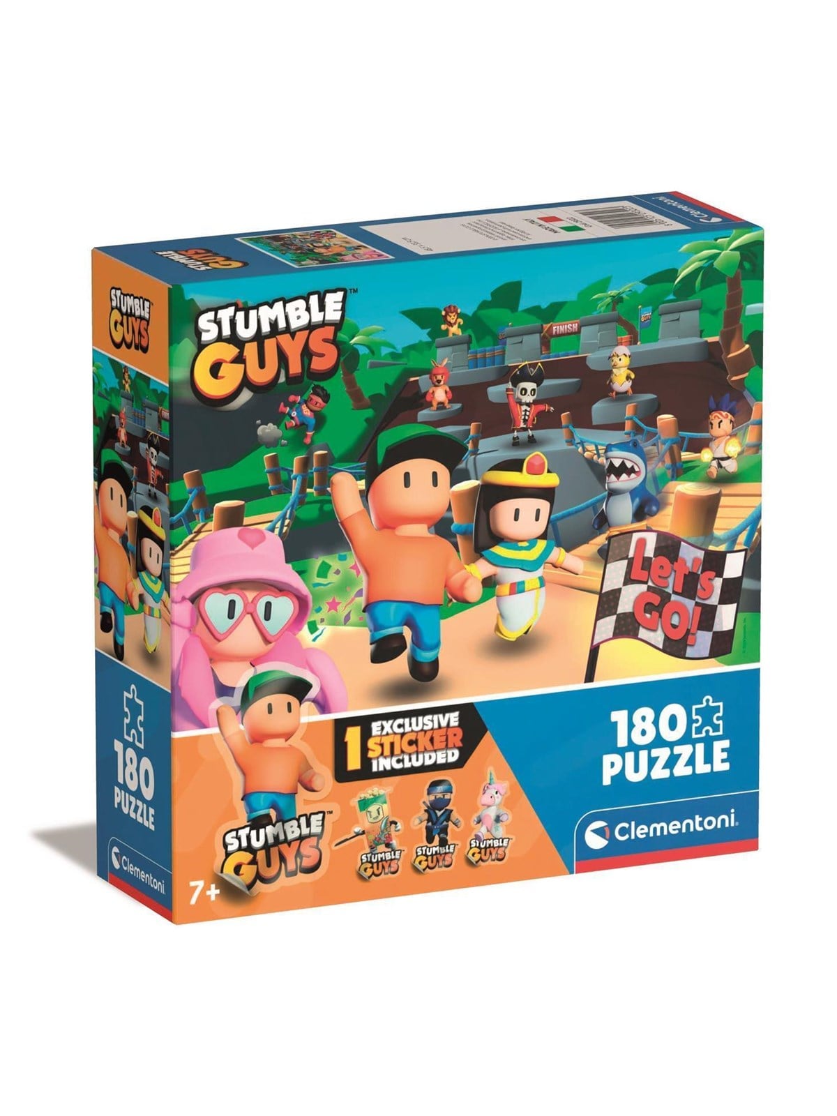 Clementoni Puzzle Square Box - Stumble Guys 180 pieces 2D Puzzles