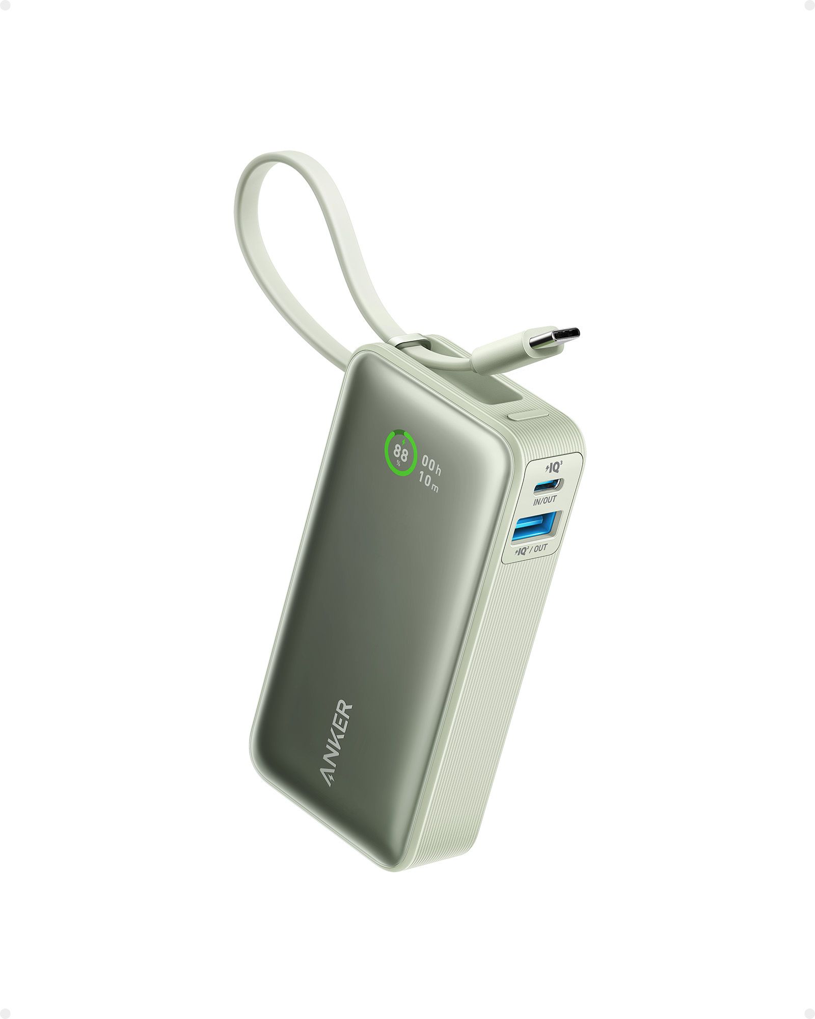 Anker 10000 mAh Powerbank USB Typ-C Nano 30W (Grün) A1259G61