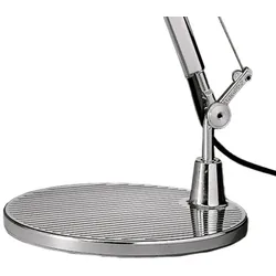Tischfuß Tolomeo Tavolo, Aluminium Artemide Aluminium grau, Designer de Lucchi & Fassina